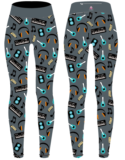 Music Women's Activewear Leggings