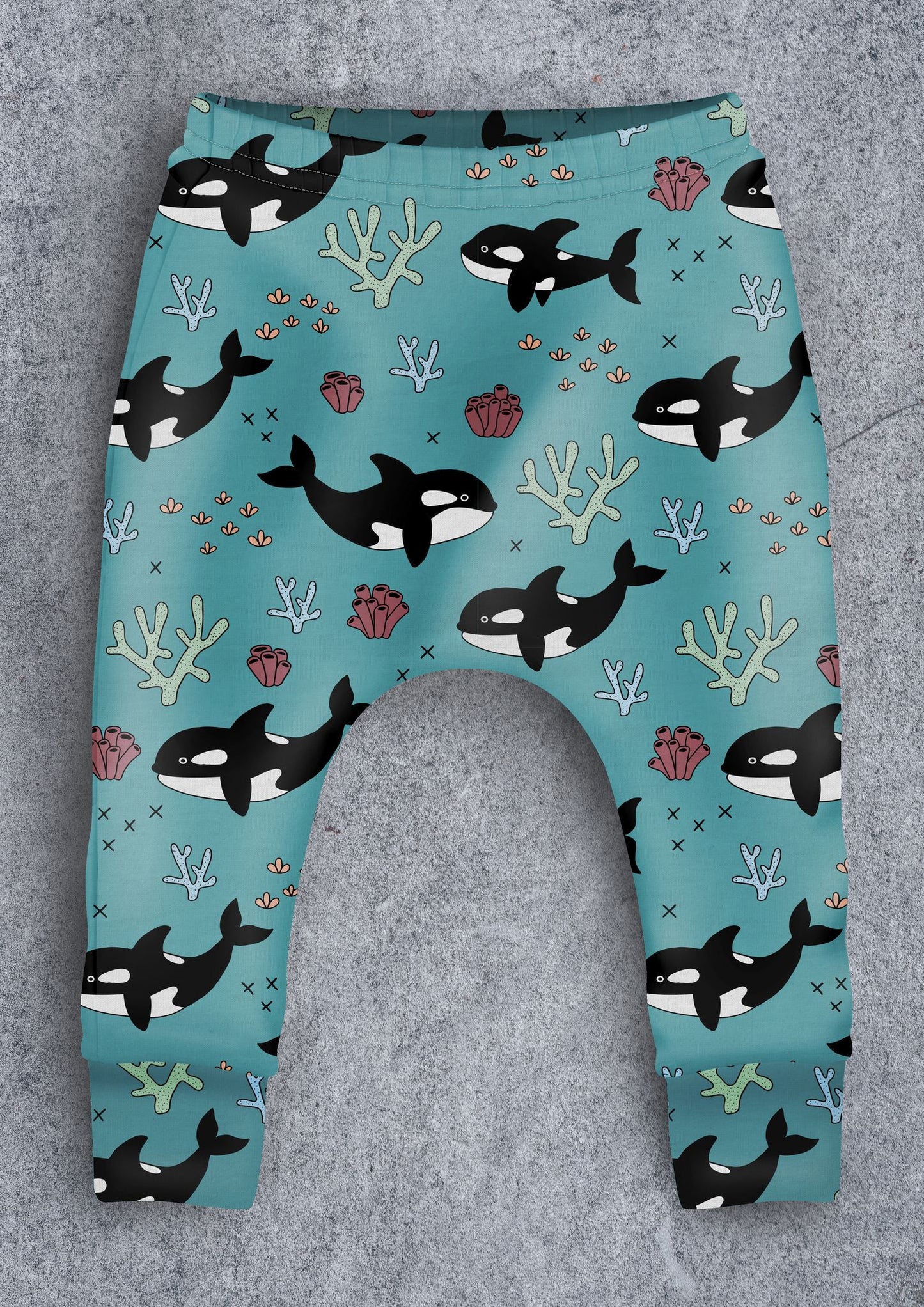 Orca/Killer Whale Children's Cotton Jersey Leggings