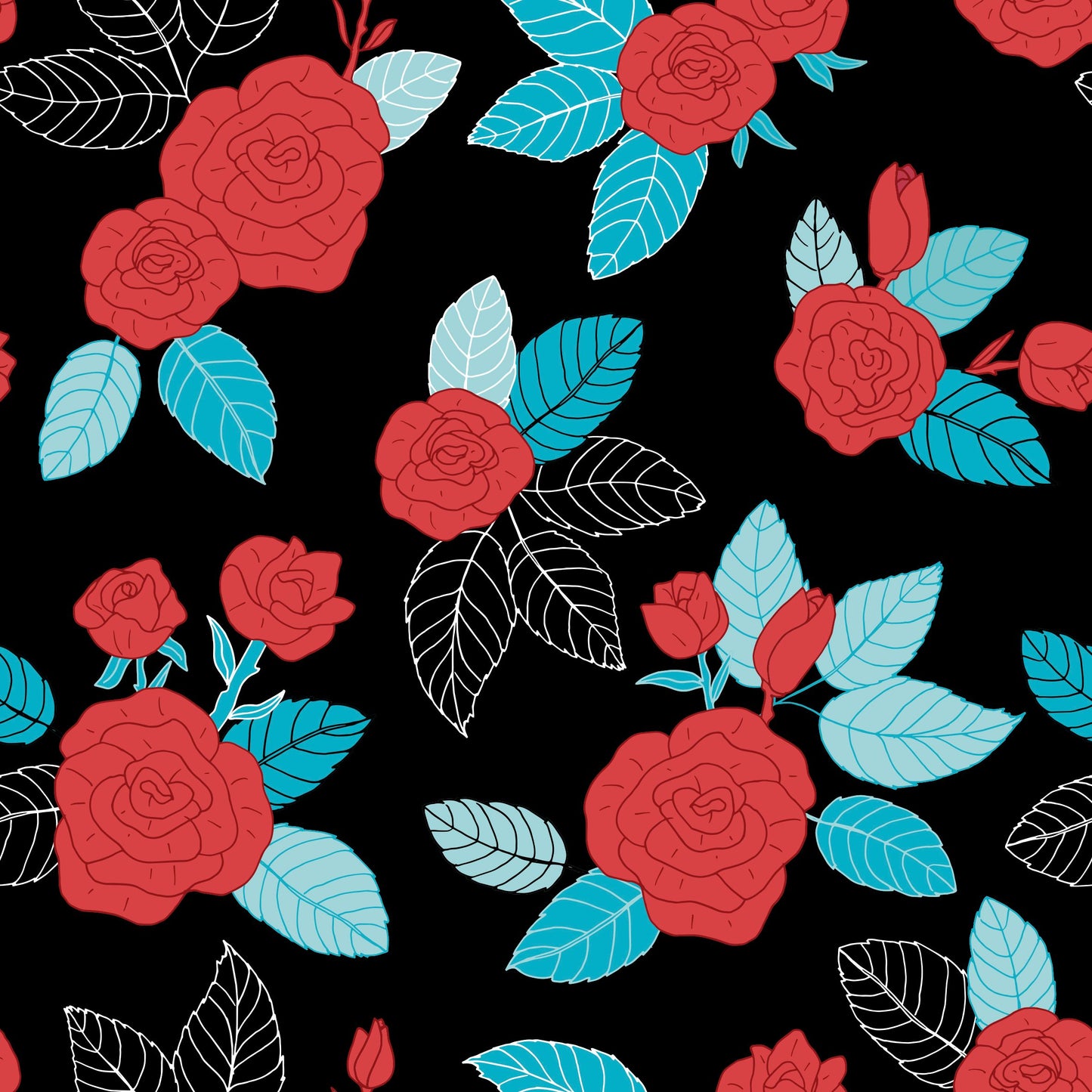 Roses Women’s Activewear Leggings - Tall 33” inside leg