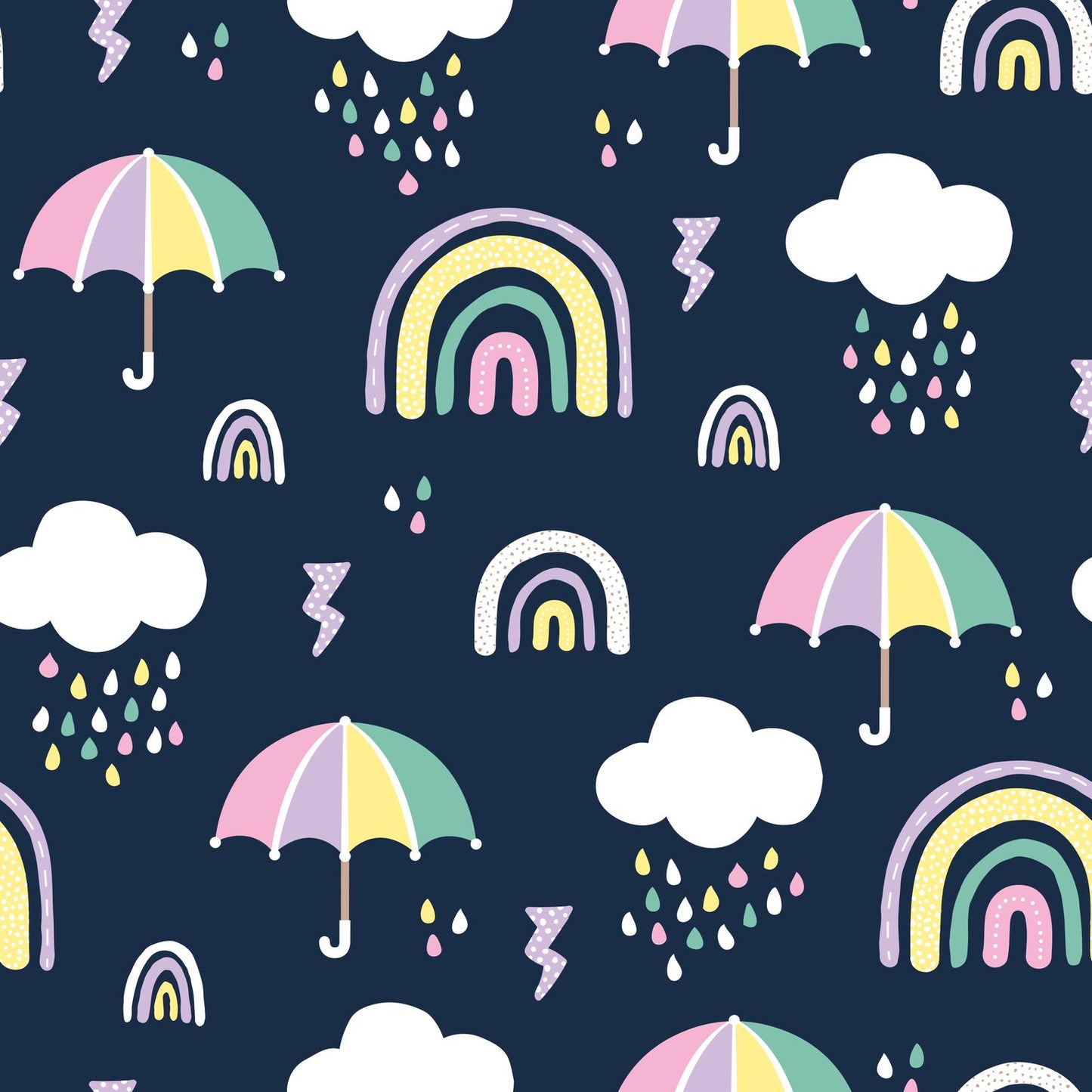 Raindrop/Umbrella Women's Activewear Leggings