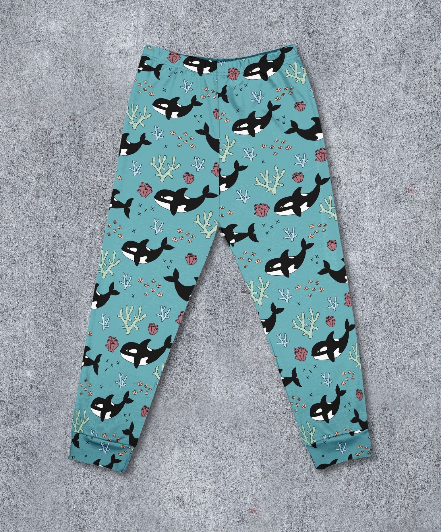Orca/Killer Whale Children's Cotton Jersey Leggings
