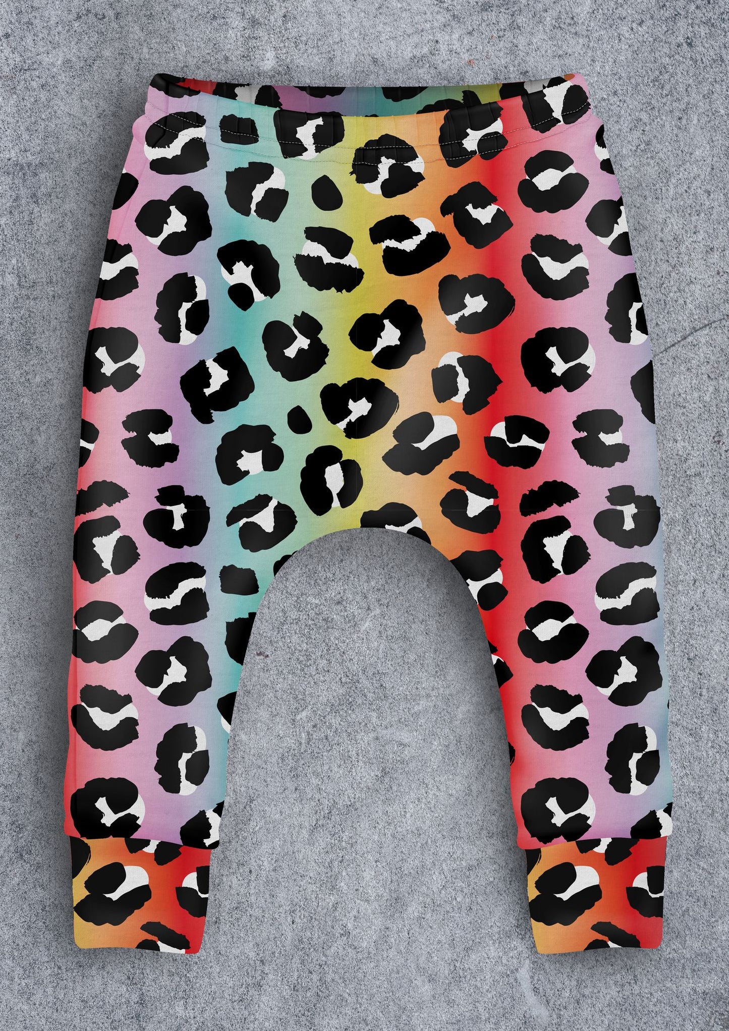 Rainbow Leopard (R&S) Children's Cotton Jersey Leggings