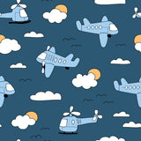 Planes Children's Cotton Jersey Leggings